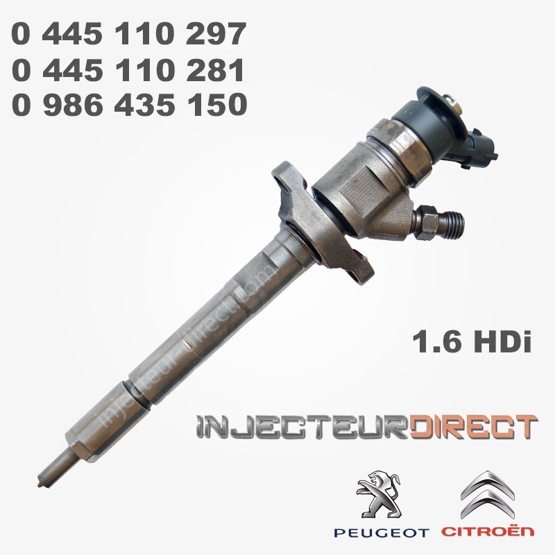 Kit remontage injecteur Peugeot Citroën 1.6 HDI 112 115 1613181280 - 1982G5